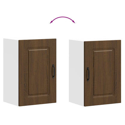 Küchen-Hängeschrank Kalmar Braun Eichen-Optik Holzwerkstoff