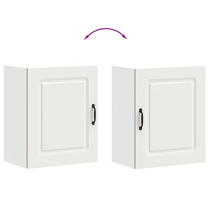 Küchen-Hängeschrank Kalmar Weiß Holzwerkstoff