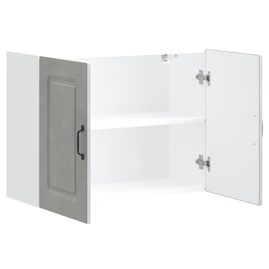 Küchen-Hängeschrank Kalmar Betongrau Holzwerkstoff