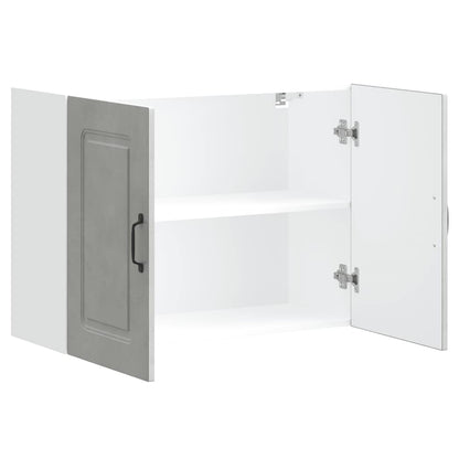 Küchen-Hängeschrank Kalmar Betongrau Holzwerkstoff