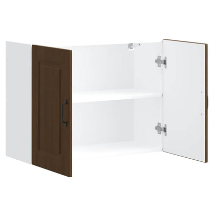 Küchen-Hängeschrank Kalmar Braun Eichen-Optik Holzwerkstoff