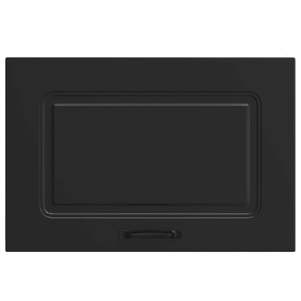 Küchen-Hängeschrank Kalmar Schwarz Holzwerkstoff