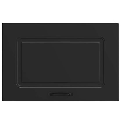 Küchen-Hängeschrank Kalmar Schwarz Holzwerkstoff