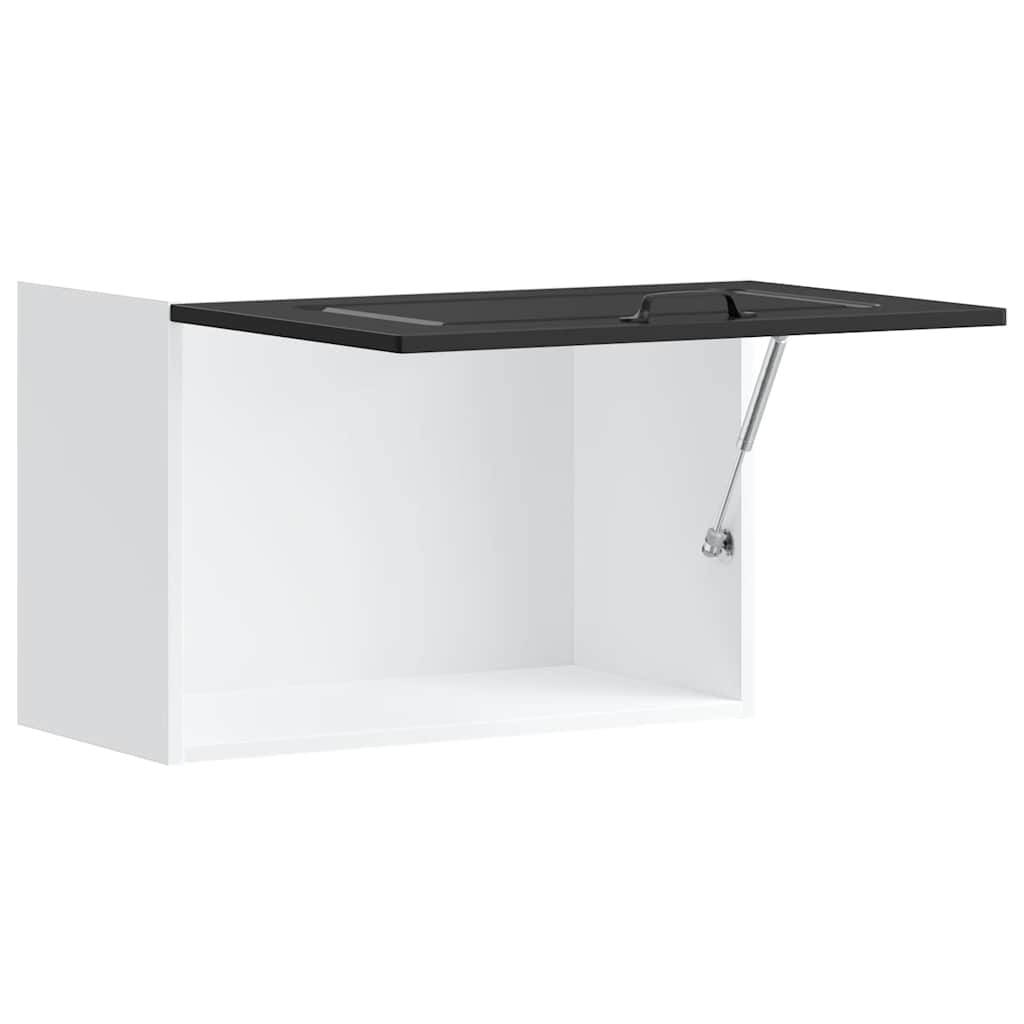 Küchen-Hängeschrank Kalmar Schwarz Holzwerkstoff