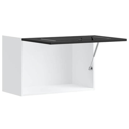 Küchen-Hängeschrank Kalmar Schwarz Holzwerkstoff