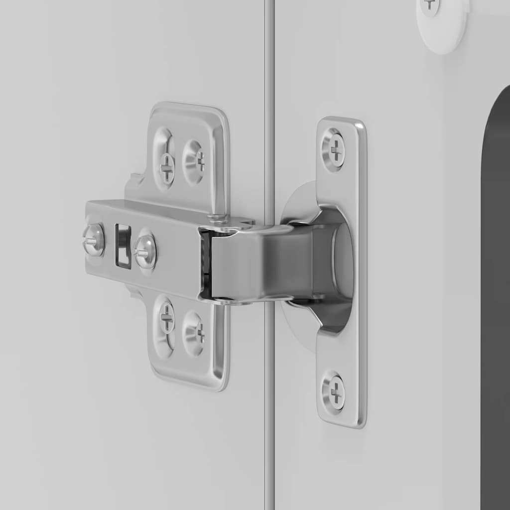 Küchen-Hängeschrank mit Glastür Kalmar Schwarz Holzwerkstoff