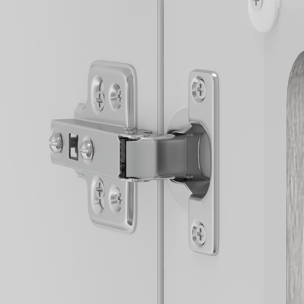 Küchen-Hängeschrank mit Glastür Kalmar Grau Sonoma Holzwerkstoff