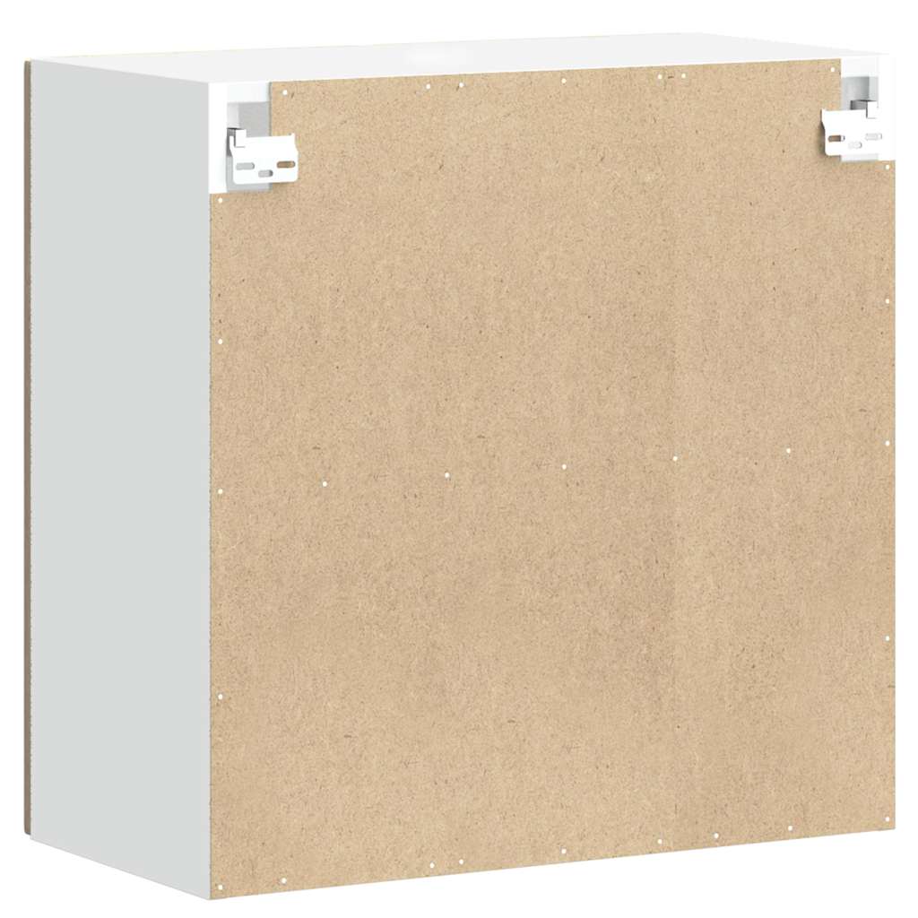 Küchen-Hängeschrank mit Glastür Kalmar Sonoma-Eiche Holzwerkstoff