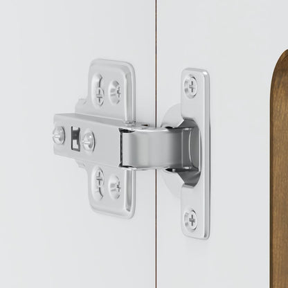 Küchen-Hängeschrank mit Glastür Kalmar Räuchereiche Holzwerkstoff