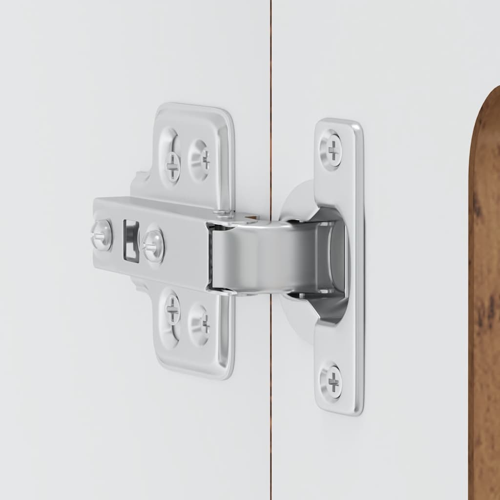 Küchen-Hängeschrank mit Glastür Kalmar Altholz-Optik Holzwerkstoff