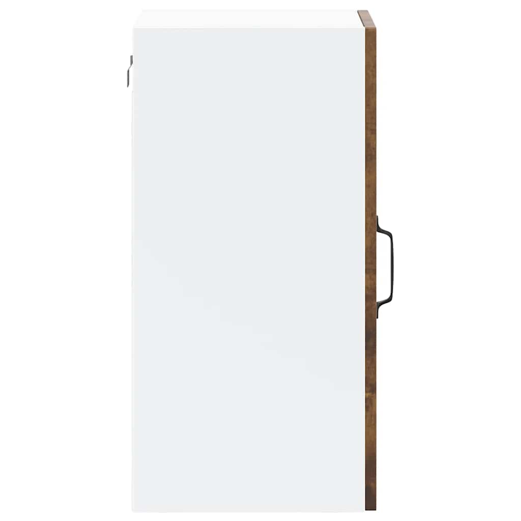 Küchen-Hängeschrank mit Glastür Lucca Räuchereiche