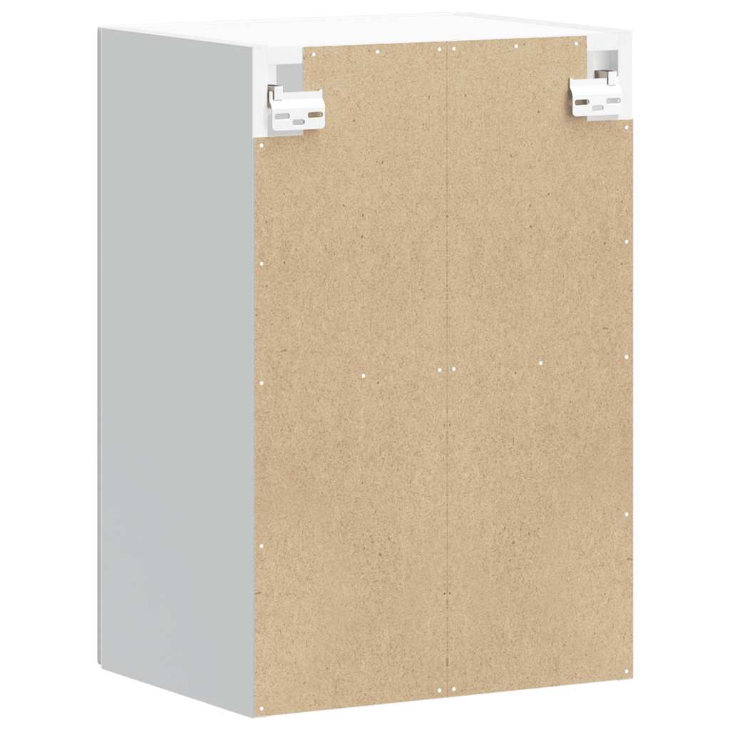 Küchen-Hängeschrank mit Glastür Lucca Grau Sonoma