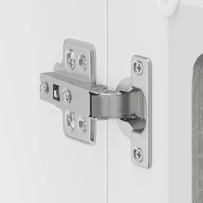 Küchen-Hängeschrank mit Glastür Lucca Grau Sonoma