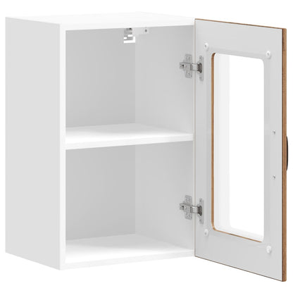 Küchen-Hängeschrank mit Glastür Lucca Altholz-Optik