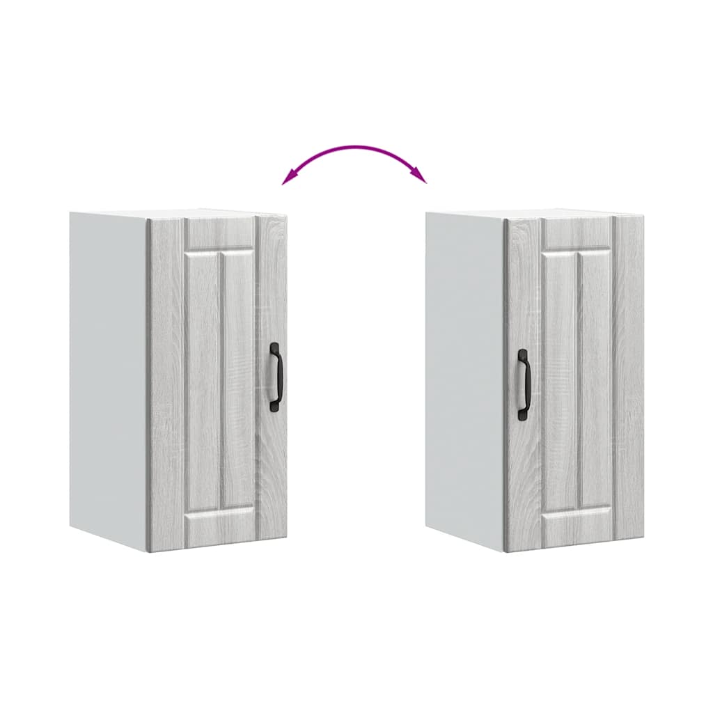 Küchen-Hängeschrank Lucca Grau Sonoma Holzwerkstoff