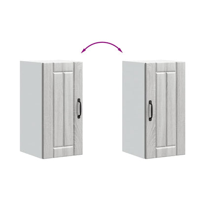 Küchen-Hängeschrank Lucca Grau Sonoma Holzwerkstoff