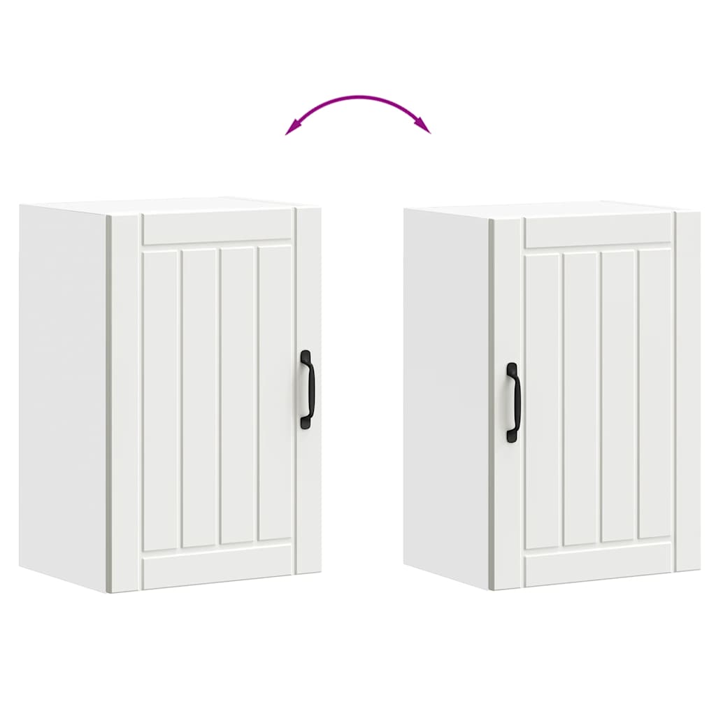 Küchen-Hängeschrank Lucca Weiß Holzwerkstoff