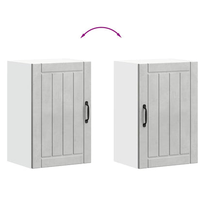 Küchen-Hängeschrank Lucca Betongrau Holzwerkstoff