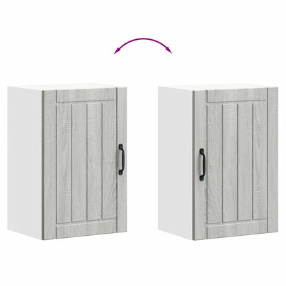 Küchen-Hängeschrank Lucca Grau Sonoma Holzwerkstoff