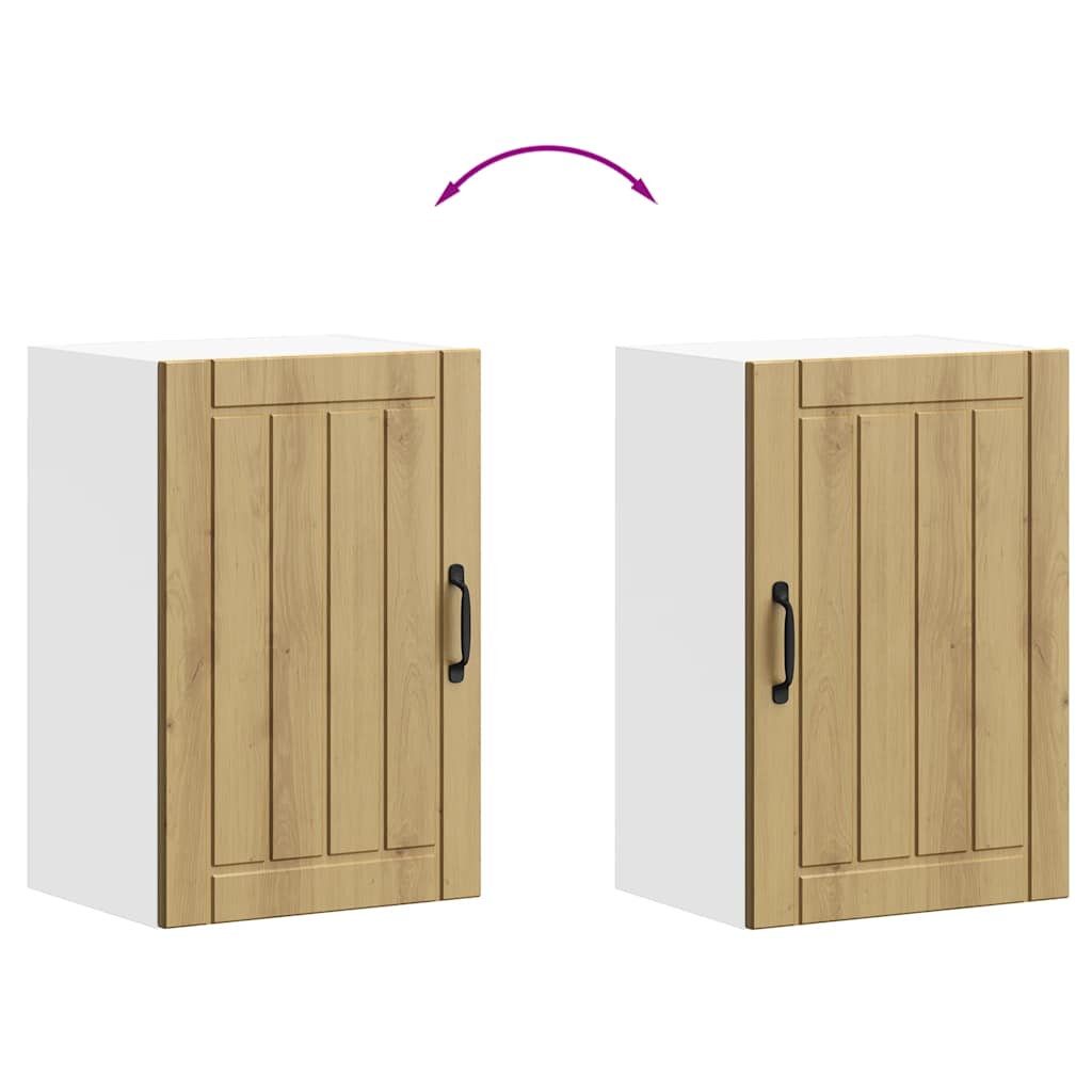 Küchen-Hängeschrank Lucca Artisan-Eiche Holzwerkstoff