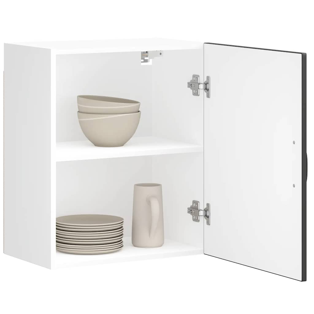 Küchen-Hängeschrank Lucca Schwarz Holzwerkstoff