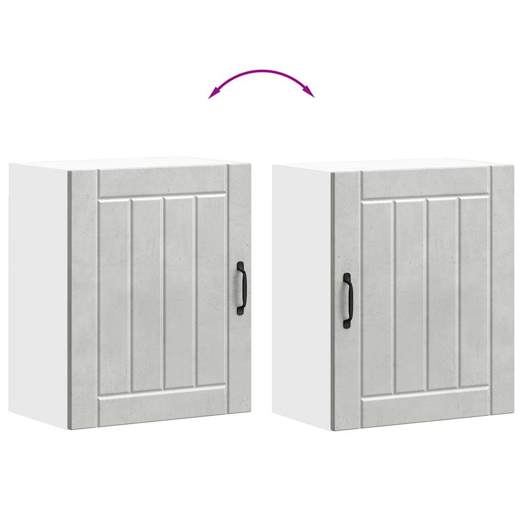 Küchen-Hängeschrank Lucca Betongrau Holzwerkstoff