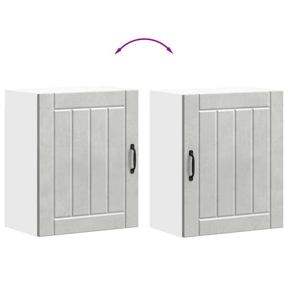 Küchen-Hängeschrank Lucca Betongrau Holzwerkstoff