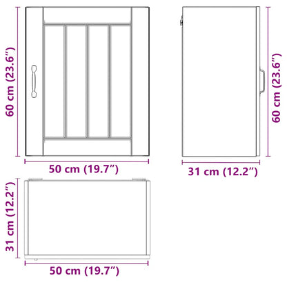 Küchen-Hängeschrank Lucca Altholz-Optik Holzwerkstoff