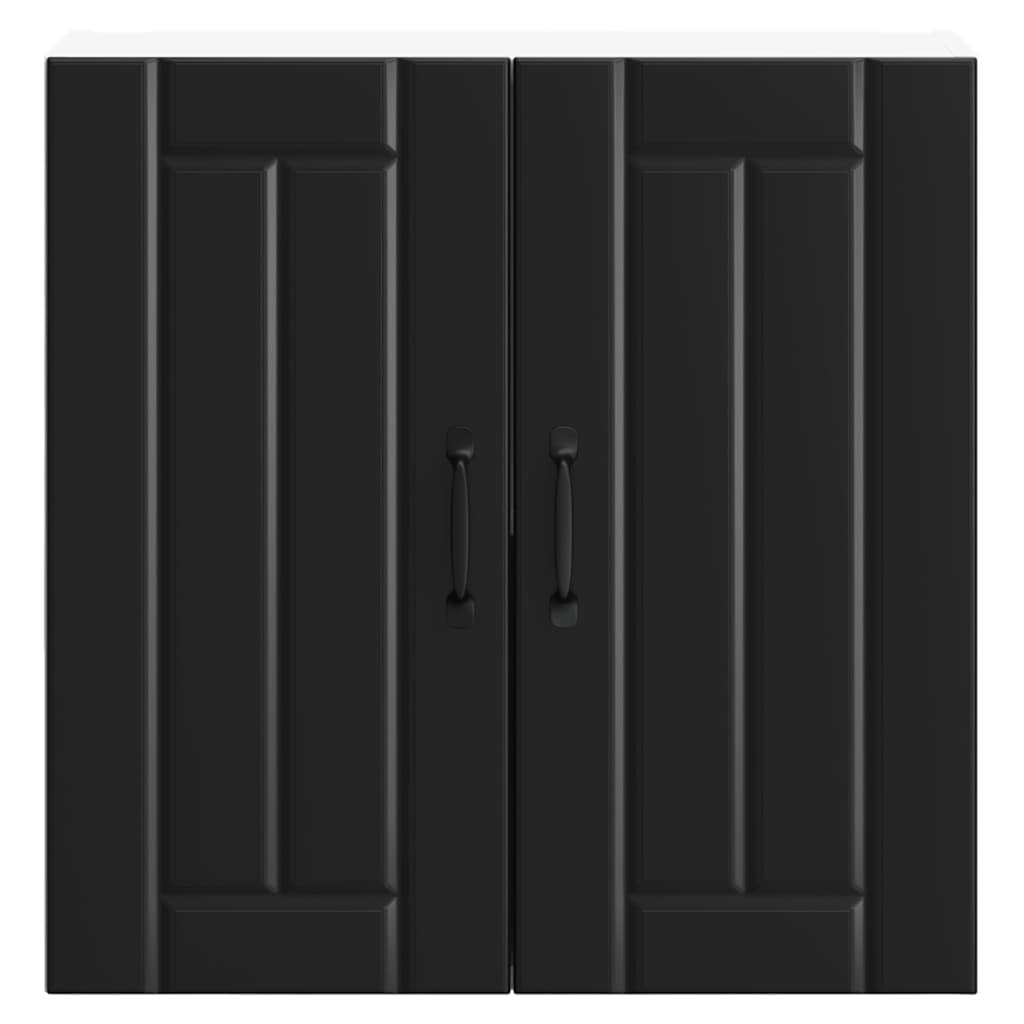 Küchen-Hängeschrank Lucca Schwarz Holzwerkstoff