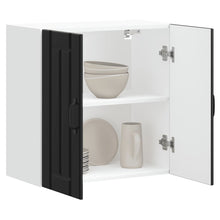 Küchen-Hängeschrank Lucca Schwarz Holzwerkstoff