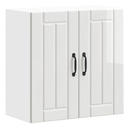 Küchen-Hängeschrank Lucca Hochglanz-Weiß Holzwerkstoff