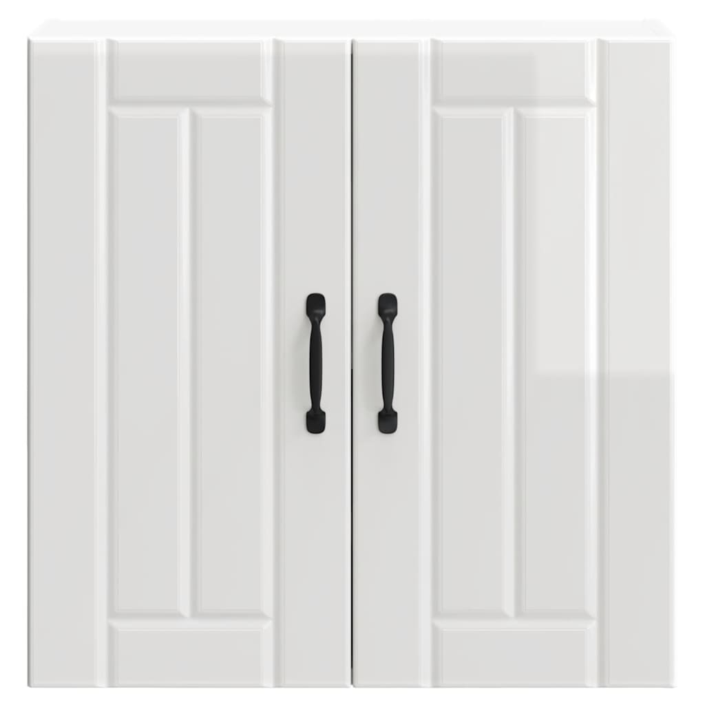 Küchen-Hängeschrank Lucca Hochglanz-Weiß Holzwerkstoff