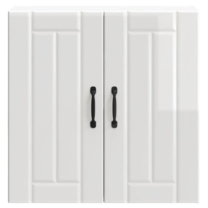 Küchen-Hängeschrank Lucca Hochglanz-Weiß Holzwerkstoff