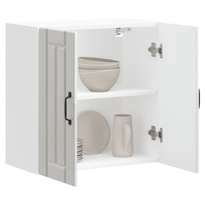 Küchen-Hängeschrank Lucca Hochglanz-Weiß Holzwerkstoff