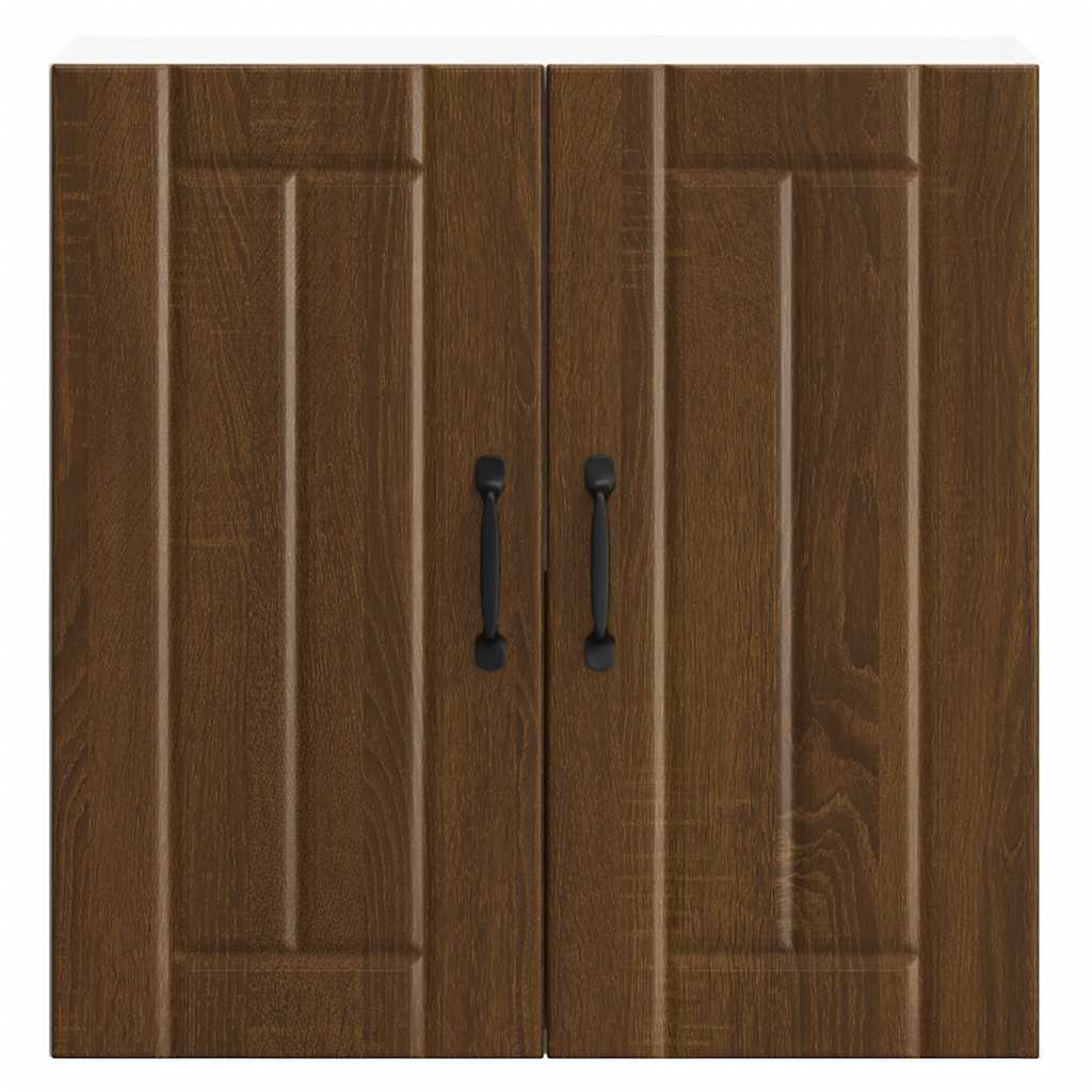 Küchen-Hängeschrank Lucca Braun Eichen-Optik Holzwerkstoff