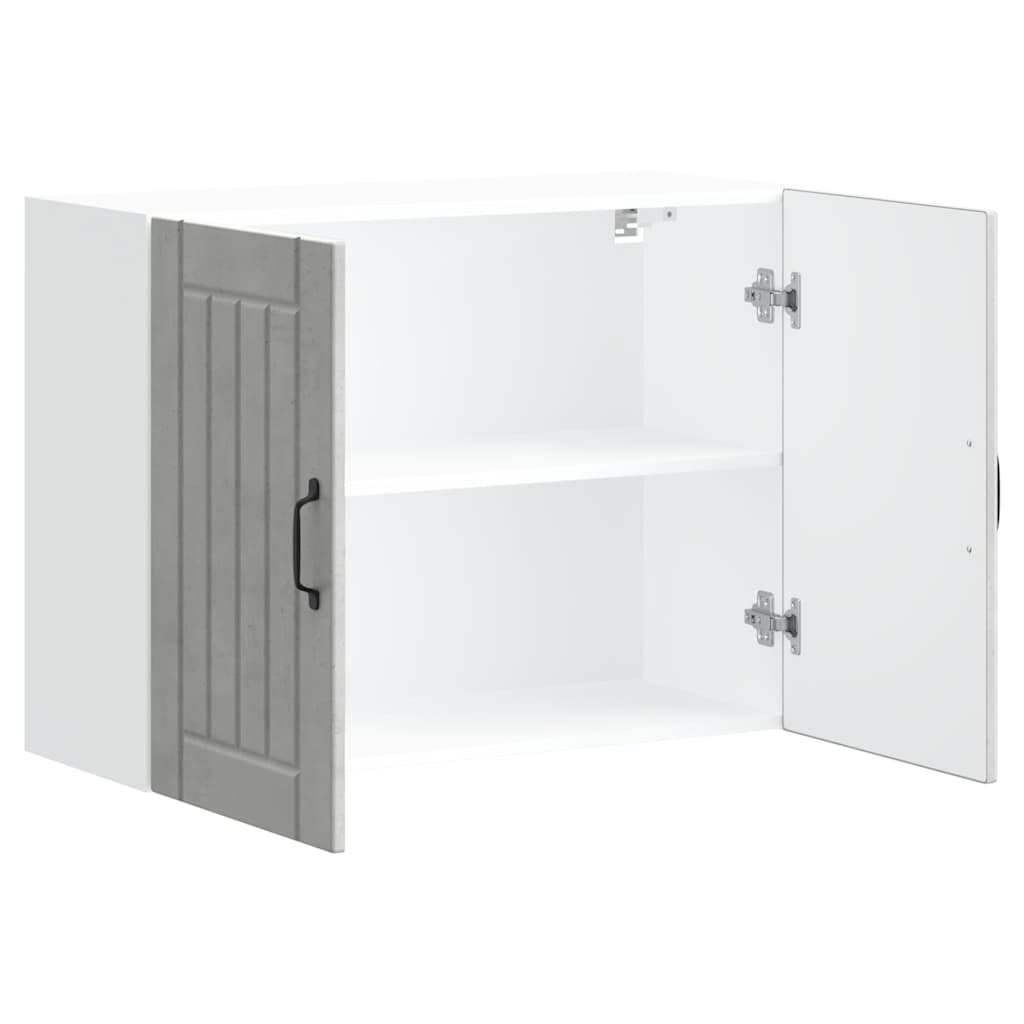 Küchen-Hängeschrank Lucca Betongrau Holzwerkstoff