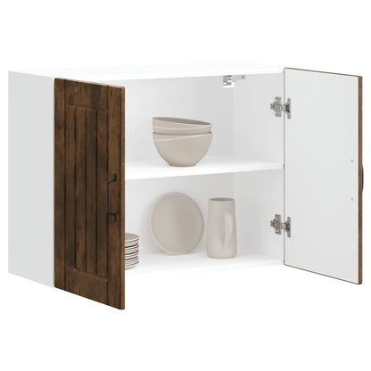 Küchen-Hängeschrank Lucca Räuchereiche Holzwerkstoff