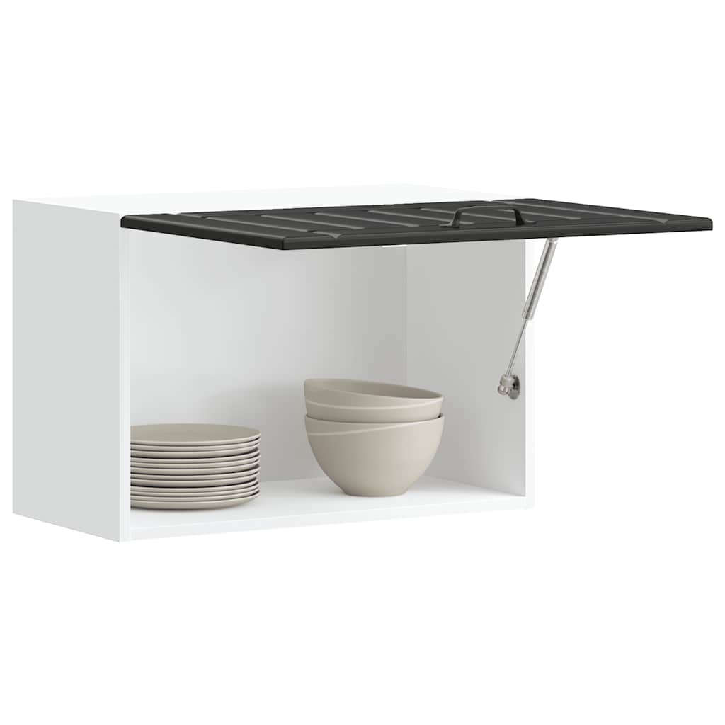 Küchen-Hängeschrank Lucca Schwarz Holzwerkstoff