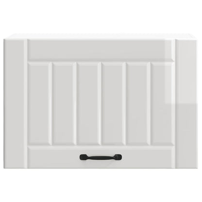 Küchen-Hängeschrank Lucca Hochglanz-Weiß Holzwerkstoff