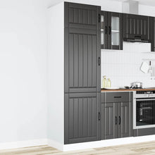 Küchenschrank Lucca Schwarz Holzwerkstoff