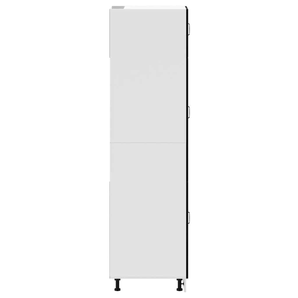 Küchenschrank Lucca Schwarz Holzwerkstoff