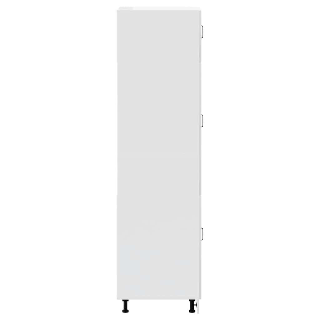 Küchenschrank Lucca Hochglanz-Weiß Holzwerkstoff