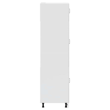 Küchenschrank Lucca Hochglanz-Weiß Holzwerkstoff