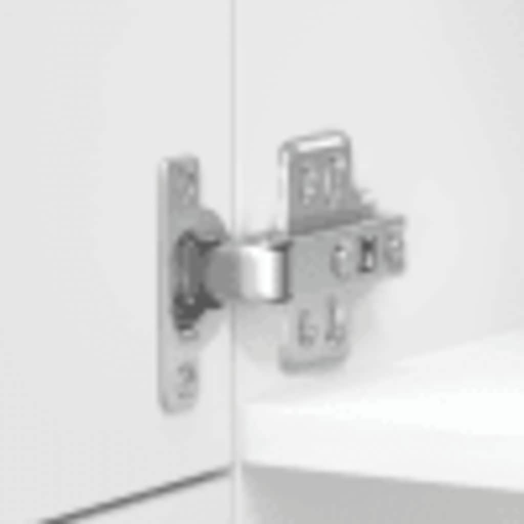 Küchenschrank Lucca Hochglanz-Weiß Holzwerkstoff