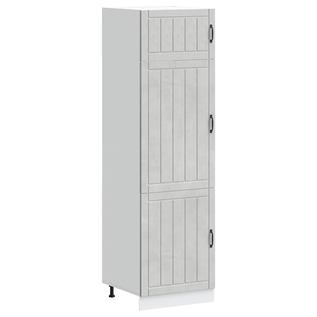 Küchenschrank Lucca Betongrau Holzwerkstoff