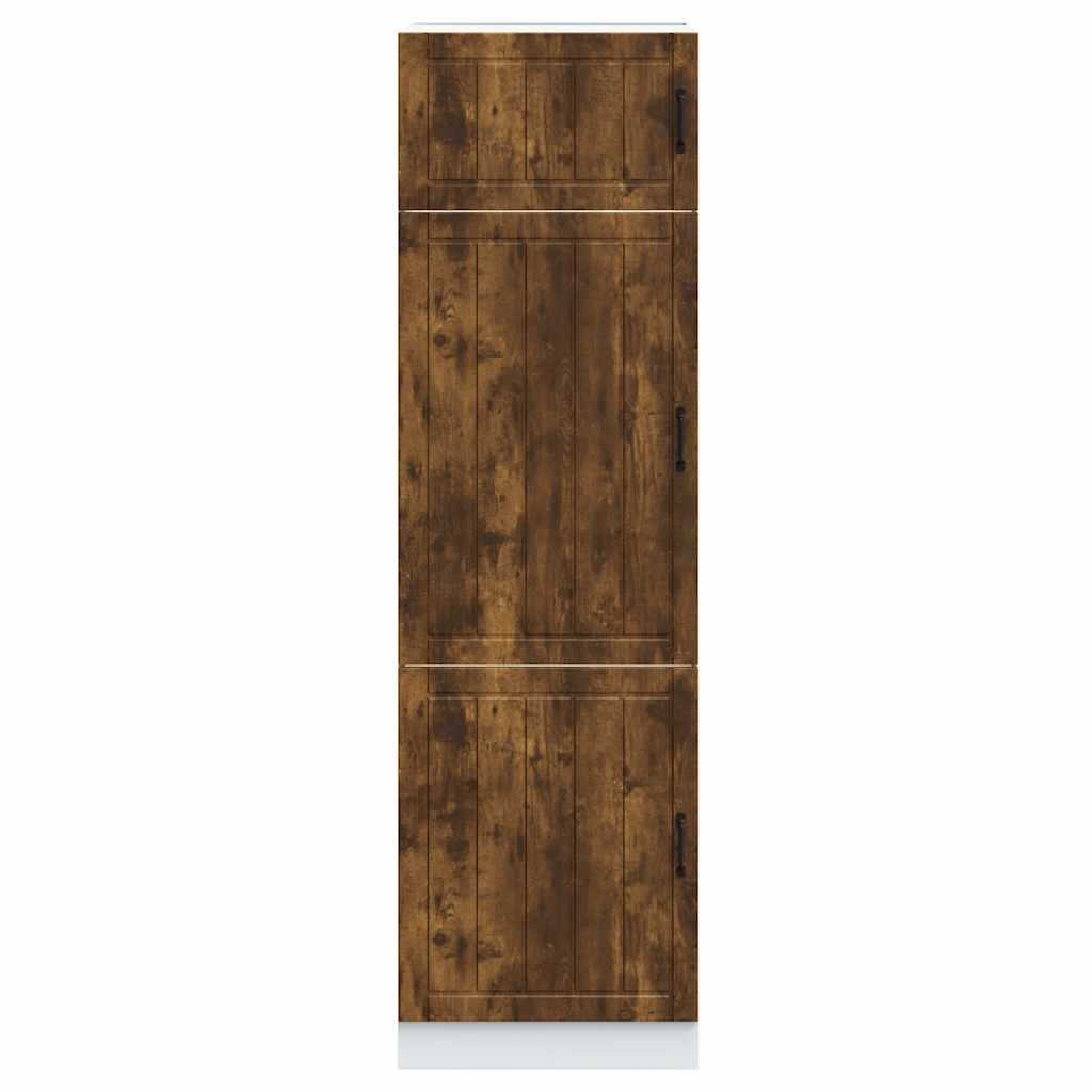 Küchenschrank Lucca Räuchereiche Holzwerkstoff