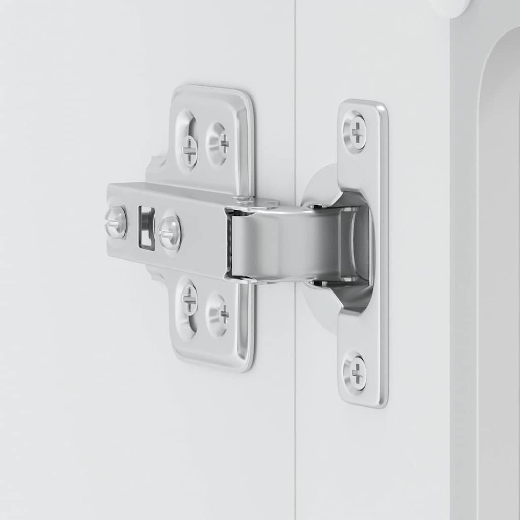 Küchen-Hängeschrank mit Glastür Lucca Weiß Holzwerkstoff