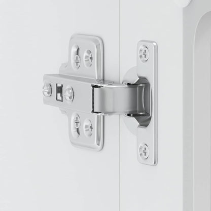 Küchen-Hängeschrank mit Glastür Lucca Weiß Holzwerkstoff