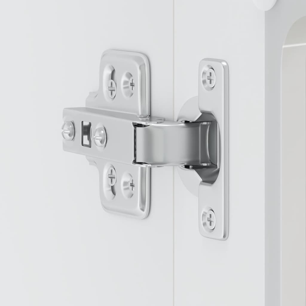 Küchen-Hängeschrank mit Glastür Lucca Hochglanz-Weiß Holzwerkstoff