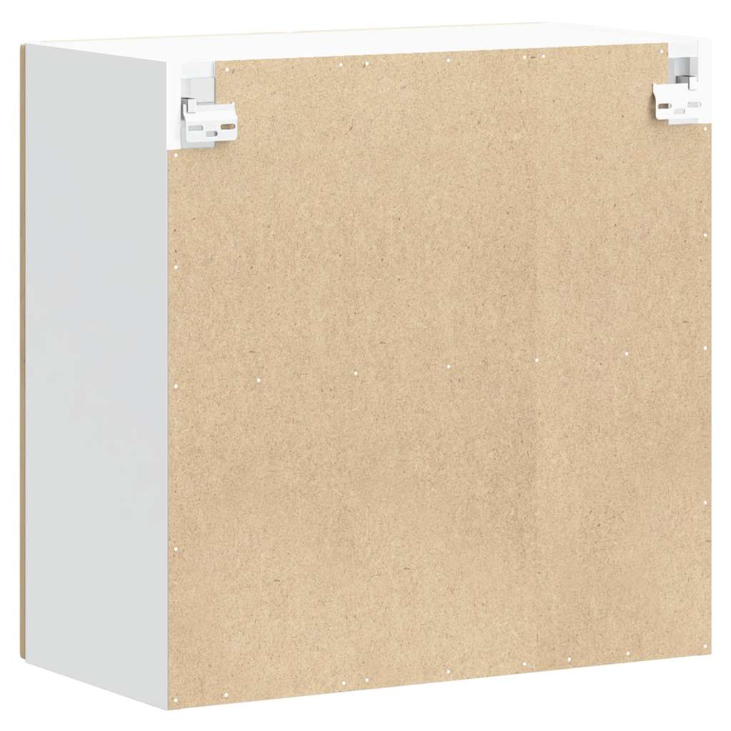 Küchen-Hängeschrank mit Glastür Lucca Artisan-Eiche Holzwerkstoff